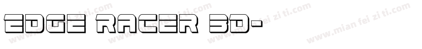 Edge Racer 3D字体转换